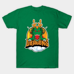 Dragons Mascot logo T-Shirt